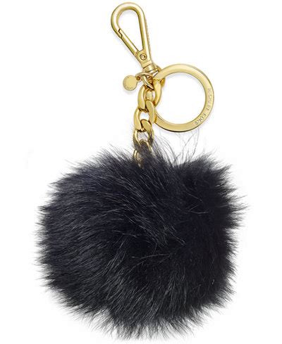 michael kors grey pom pom keychain|Michael Kors USA: Designer Handbags, Clothing, .